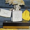 BẬT LỬA ZIPPO CHROME BÓNG CHỦ ĐỀ U.S.ARMY QUÂN SỰ HOA KỲ ĐỜI VII NĂM 1991 ZL132