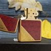 BẬT LỬA ZIPPO BRASS HOA VĂN SƠN ĐỎ NĂM 2015 Z66