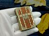 BẬT LỬA XĂNG ĐÁ ỐP GỖ CÁNH CỬA ZO17 SỬ DỤNG XĂNG BẬT LỬA ZIPPO