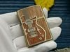 BẬT LỬA XĂNG ĐÁ ZORRO ỐP GỖ HÌNH CÂY ĐÀN ZO16 SỬ DỤNG XĂNG BẬT LỬA ZIPPO