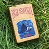 BẬT LỬA ZIPPO BRASS SƠN HẤP NHIỆT CHỦ ĐỀ TẦU Z31