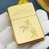 BẬT LỬA ZIPPO BRASS CHỦ ĐỀ NGỰA ĐỜI XII LA MÃ SẢN XUẤT NĂM 1996 - ZL261