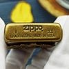 BẬT LỬA ZIPPO BRASS ĐỒNG CỔ EMBLEM ĐAI LOGO CAMEL ZIPPO ĐỜI XII LA MÃ SẢN XUẤT NĂM 1996 - ZL267