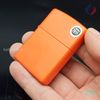 BẬT LỬA ZIPPO CỐT ĐỒNG SƠN TĨNH ĐIỆN MẦU CAM - Z217