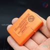 BẬT LỬA ZIPPO CỐT ĐỒNG SƠN TĨNH ĐIỆN MẦU CAM - Z217
