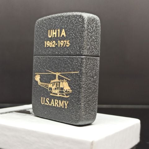 BẬT LỬA ZIPPO REPLICA 1941 CỐT ĐỒNG SƠN ĐEN SẦN CỔ CHỦ ĐỀ QUÂN SỰ HOA KỲ TRỰC THĂNG US. ARMY  - Z225