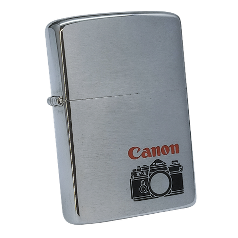 Bật Lửa Zippo Cổ Đồng Khối Mạ Chrome Phay Xước Khắc Ăn Mòn Phủ Sơn Máy Ảnh Năm 1980 Đời 2 Vạch Sắc ZC226