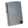 Bật Lửa Zippo Cổ Đồng Khối Mạ Chrome Phay Xước Trơn 2 Mặt Năm 1982 Đời 8 Vạch Huyền ZC230
