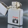 Bật Lửa Zippo Cổ Đồng Khối Mạ Chrome Phay Xước Khắc Ăn Mòn Phủ Sơn Máy Ảnh Năm 1980 Đời 2 Vạch Sắc ZC226