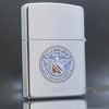 Bật Lửa Zippo Đồng Khối Mạ Chrome Phay Xước Khắc Ăn Mòn Phủ Sơn Tầu Chiến Năm 1990 Đời VI La Mã ZL514