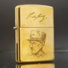 Bật Lửa Zippo Đồng Khối 1 Trong 4 Vị Tướng Liên Quân D-Day Hiếm Gặp Đời X La Mã Sản Xuất Năm 1994 ZL513