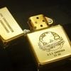 Bật Lửa Zippo Đồng Khối Tầu Chiến Tầu Sân Bay Hiếm Gặp Đời X La Mã Sản Xuất Năm 1994 ZL512