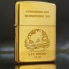Bật Lửa Zippo Đồng Khối Tầu Chiến Tầu Sân Bay Hiếm Gặp Đời X La Mã Sản Xuất Năm 1994 ZL512