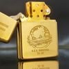 Bật Lửa Zippo Đồng Khối Tầu Chiến Tầu Sân Bay Hiếm Gặp Đời X La Mã Sản Xuất Năm 1994 ZL512