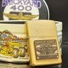 Bật Lửa Zippo Đồng Khối emblem Đường Đua 400 Đời X La Mã Sản Xuất Năm 1994 ZL511