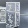 Bật Lửa Bạc Thái Đúc Nguyên Khối SX Thủ Công Thập Niên 1960s BK16
