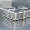 Bật Lửa Bạc Thái Đúc Nguyên Khối SX Thủ Công Thập Niên 1960s BK16