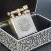 Bật Lửa Cối Mexico Bạc Nguyên Khối Hiếm SX Thập Niên 1940s BK25