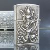 Bật Lửa Bạc Thái Đúc Nguyên Khối SX Thủ Công Thập Niên 1960s BK23
