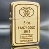 BẬT LỬA ZIPPO  BRASS REPLICA 1941 ZIPPO FANCY GOLD ZKB42