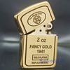 BẬT LỬA ZIPPO  BRASS REPLICA 1941 ZIPPO FANCY GOLD ZKB42