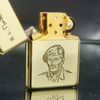 Bật Lửa Zippo Đồng Khối 1 Trong 4 Vị Tướng Liên Quân D-Day Hiếm Gặp Đời X La Mã Sản Xuất Năm 1994 ZL518