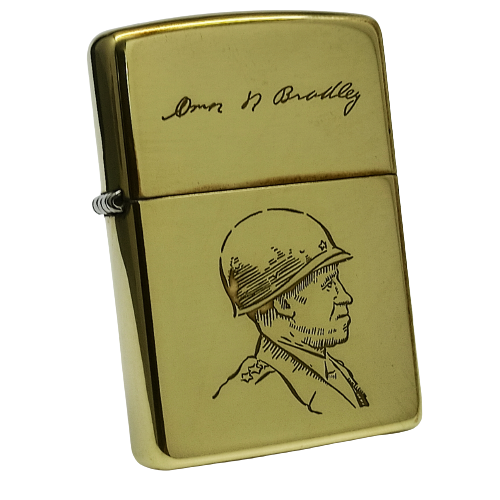 Bật Lửa Zippo Đồng Khối 1 Trong 4 Vị Tướng Liên Quân D-Day Hiếm Gặp Đời X La Mã Sản Xuất Năm 1994 ZL517