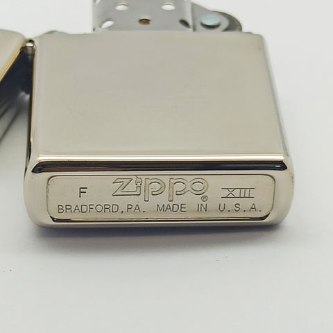 Bật Lửa Zippo Đồng Khối Mạ Nikel Đời XIII La Mã Năm 1997 ZL716