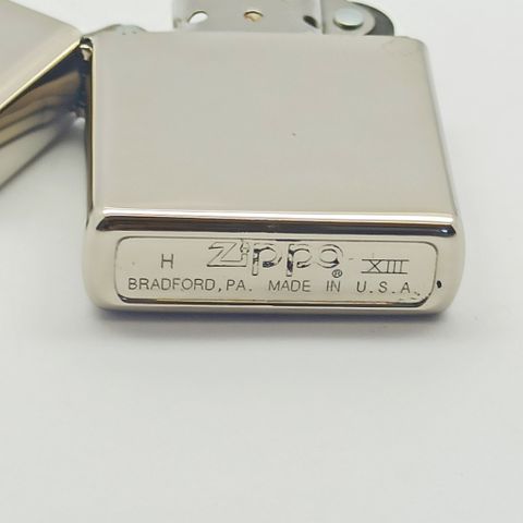 Bật Lửa Zippo Đồng Khối Mạ Nikel Đời XIII La Mã Năm 1997 ZL715