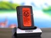 BẬT LỬA ZIPPO CHROME BÓNG SƠN HẤP NHIỆT CHỦ ĐỀ ĐẦU MÁY XE LỬA ĐỜI XIV NĂM 1998 ZL53