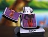 BẬT LỬA ZIPPO CHROME BÓNG CHỦ ĐỀ EMBLEM MẪU GIRL PINUP ĐỜI XII NĂM 1996 ZL62