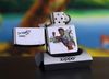 BẬT LỬA ZIPPO CHROME BÓNG SƠN HẤP NHIỆT CHỦ ĐỀ THỂ THAO BÓNG ĐÁ ĐỜI XIII NĂM 1997 ZL29