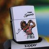 BẬT LỬA ZIPPO CHROME BÓNG SƠN HẤP NHIỆT CHỦ ĐỀ THỂ THAO ĐÁNH GOLF ĐỜI XIV NĂM 1998 ZL27