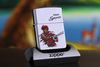 BẬT LỬA ZIPPO CHROME BÓNG SƠN HẤP NHIỆT CHỦ ĐỀ THỂ THAO BÓNG CHÀY ĐỜI XIII NĂM 1997 ZL28
