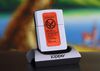 BẬT LỬA ZIPPO CHROME BÓNG SƠN HẤP NHIỆT CHỦ ĐỀ THỂ THAO TRƯỢT TUYẾT ĐỜI XIII NĂM 1997 ZL32