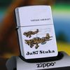 BẬT LỬA ZIPPO CHROME BÓNG SƠN HẤP NHIỆT CHỦ ĐỀ MÁY BAY ĐỜI XI NĂM 1995 ZL34