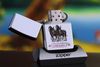 BẬT LỬA ZIPPO CHROME BÓNG SƠN HẤP NHIỆT CHỦ ĐỀ SONG MÃ ĐỜI XIII NĂM 1997 ZL47