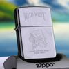 BẬT LỬA ZIPPO CHROME BÓNG CHỦ ĐỀ WILD WEST THỔ DÂN ĐỜI XI NĂM 1995 ZL10