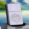BẬT LỬA ZIPPO CHROME BÓNG CHỦ ĐỀ KỶ NIỆM 60TH ĐỜI VIII NĂM 1992 ZL7 BẢN KỶ NIỆM 60 NĂM THÀNH LẬP HÃNG 1932-1992