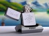BẬT LỬA ZIPPO CHROME BÓNG CHỦ ĐỀ WILD WEST CAO BỒI CƯỠI NGỰA ĐỜI VIII NĂM 1992 ZL16