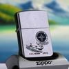 BẬT LỬA ZIPPO CHROME BÓNG TẦU CHIẾN ĐỜI IV NĂM 1988 ZL90