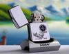 BẬT LỬA ZIPPO CHROME BÓNG TẦU CHIẾN ĐỜI IV NĂM 1988 ZL90