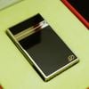D174 -  Bật Lửa Dupont Sơn Mài Đen Viền Trắng