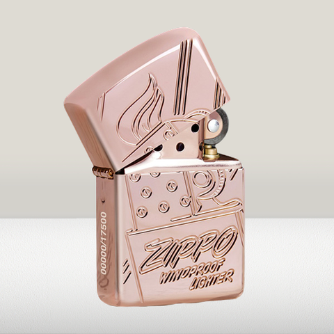 Bật Lửa Zippo 48768 – Zippo Script Collectible Armor Rose Gold Z327