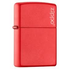 BẬT LỬA ZIPPO SƠN TĨNH ĐIỆN ĐỎ LOGO ZIPPO Z116