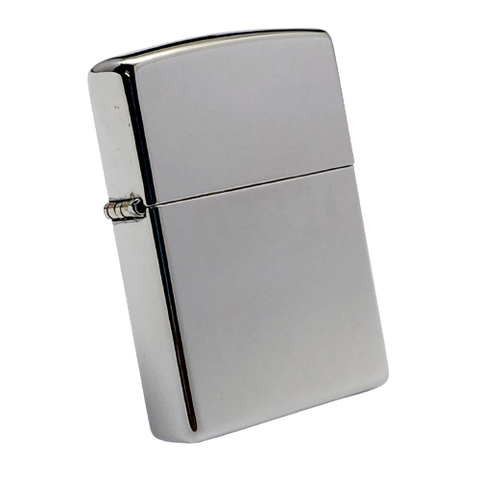 BẬT LỬA ZIPPO ĐỒNG KHỐI MẠ CHROME TRƠN BÓNG HP ĐỜI XIII NĂM 1997 ZL498