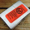 BẬT LỬA ZIPPO CHROME SƠN HẤP NHIỆT CHỦ ĐỀ ÂM NHẠC NĂM 2001 Z104