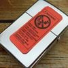 BẬT LỬA ZIPPO CHROME BÓNG SƠN HẤP NHIỆT CHỦ ĐỀ CÚ MÈO NĂM 2002 Z107
