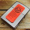 BẬT LỬA ZIPPO MẠ NIKEN BÓNG CHỦ ĐỀ BE THERE  NĂM 2002 Z110