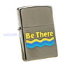 BẬT LỬA ZIPPO MẠ NIKEN BÓNG CHỦ ĐỀ BE THERE  NĂM 2002 Z110